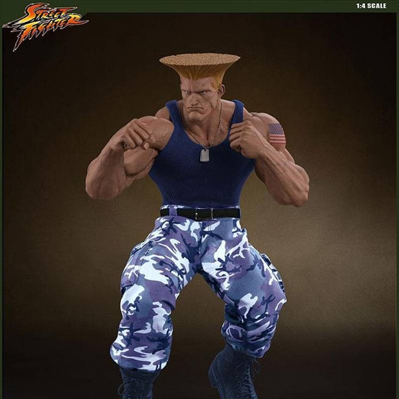 Guile Player 2 Exclusive - Street Fighter - 1/4 Scale Statue