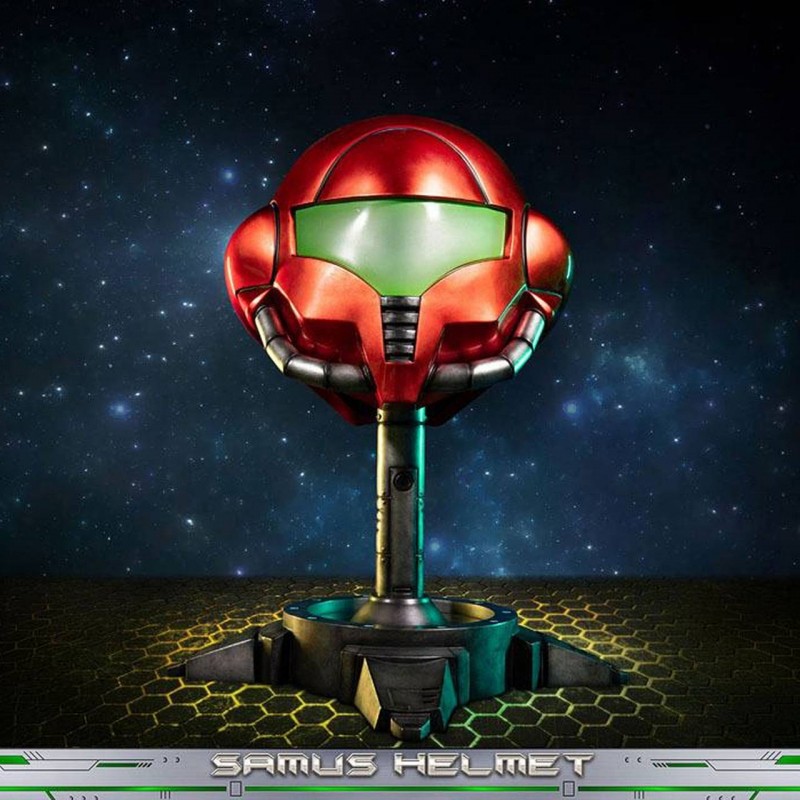 Samus Helmet - Metroid Prime - Polystone Statue