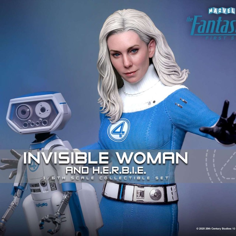 Invisible Woman & H.E.R.B.I.E. - The Fantastic Four - 1/6 Scale Figur