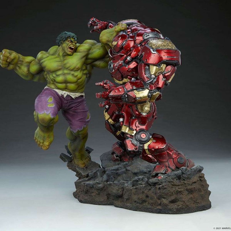 Hulk vs Hulkbuster - Marvel Comics - Maquette