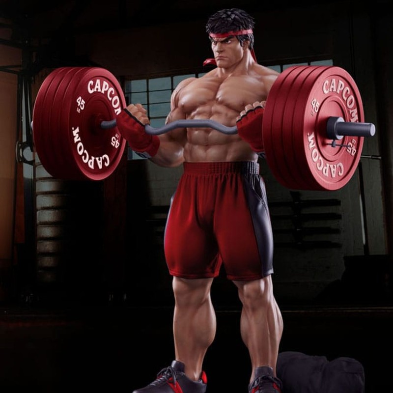 Ryu Powerlifting - Street Fighter - 1/4 Scale Statue