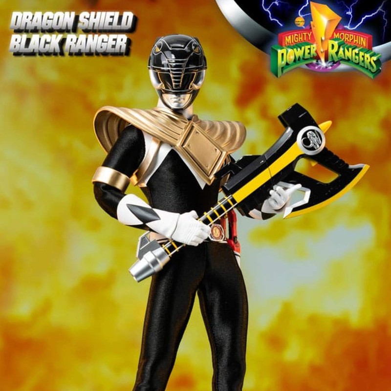 Dragon Shield Black Ranger - Mighty Morphin Power Rangers - 1/6 Scale Figur