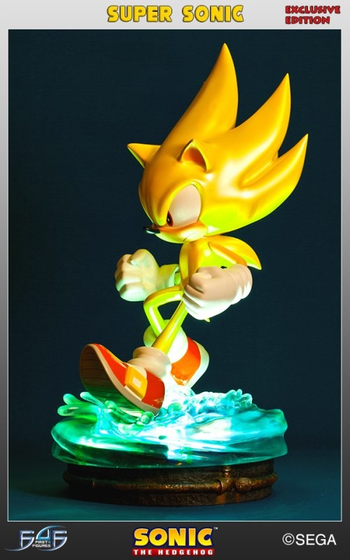 Modern Super Sonic Exclusive - Sonic - Polystone Statue | Piece Hunter ...