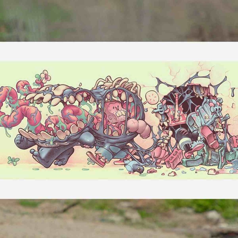 Venom: The Symbiote Stroll by Tien Hee - Marvel - Kunstdruck 76 x 36 cm