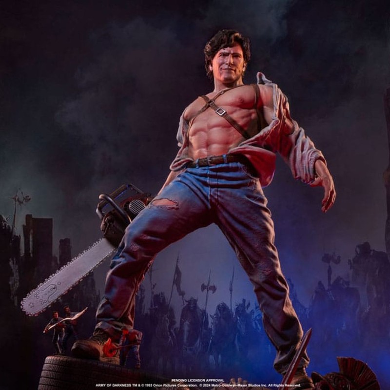 Ash - Army of Darkness - Premier Series 1/4 Scale Statue