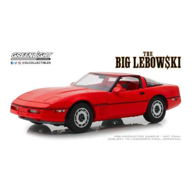 1985 Chevrolet Corvette C4 - The Big Lebowski - Diecast Modell 1/18