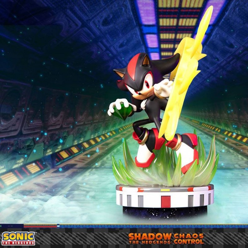 Shadow the Hedgehog Chaos Control - Sonic the Hedgehog - Polystone Statue