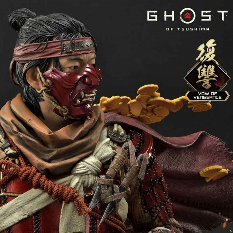 Jin Sakai, The Ghost Vow of Vengeance - Ghost of Tsushima - 1/4 Scale Polystone Statue