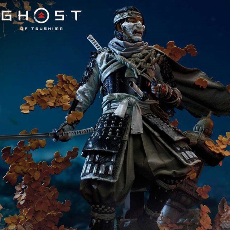Jin Sakai, The Ghost Righteous Punishment - Ghost of Tsushima - 1/4 Scale Polystone Statue