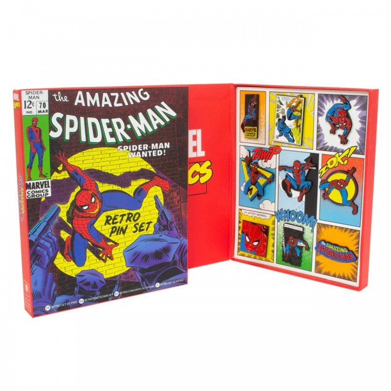Spider-Man - Marvel - Retro Pin Set