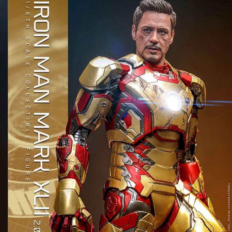 Iron Man Mark XLII 2.0 - Iron Man 3 - Diecast 1/6 Scale Actionfigur