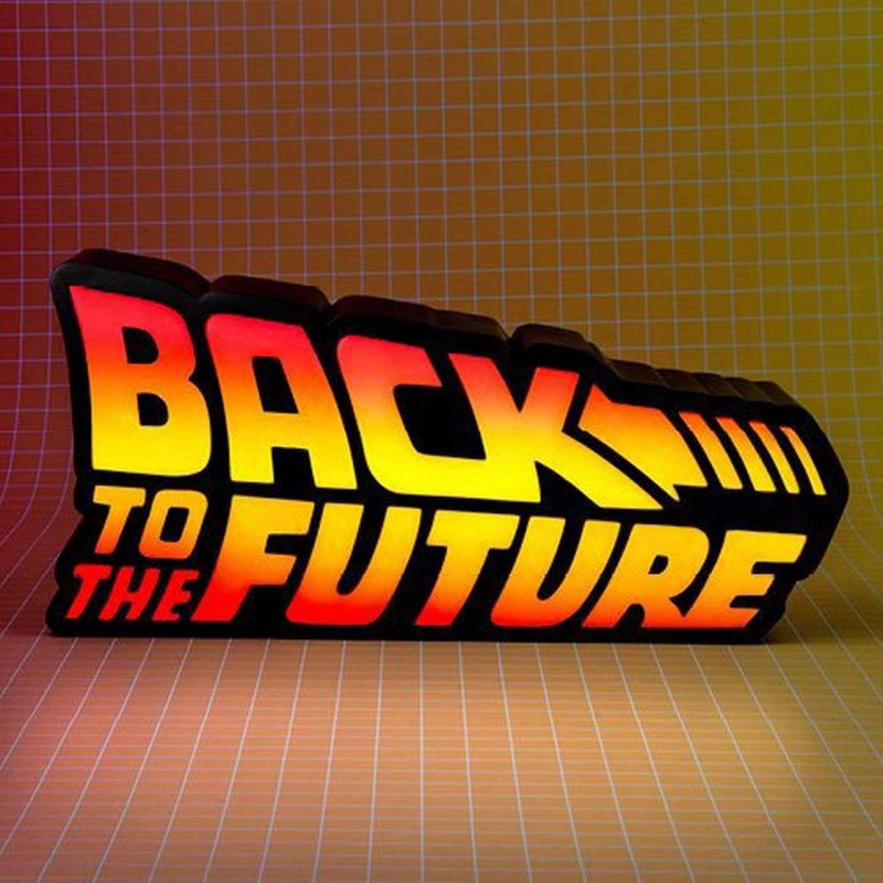 Logo - Zurück in die Zukunft - LED-Leuchte 25cm