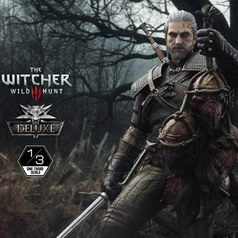 Geralt von Riva (Deluxe Version) - Witcher 3 Wild Hunt - 1/3 Scale Museum Masterline Statue