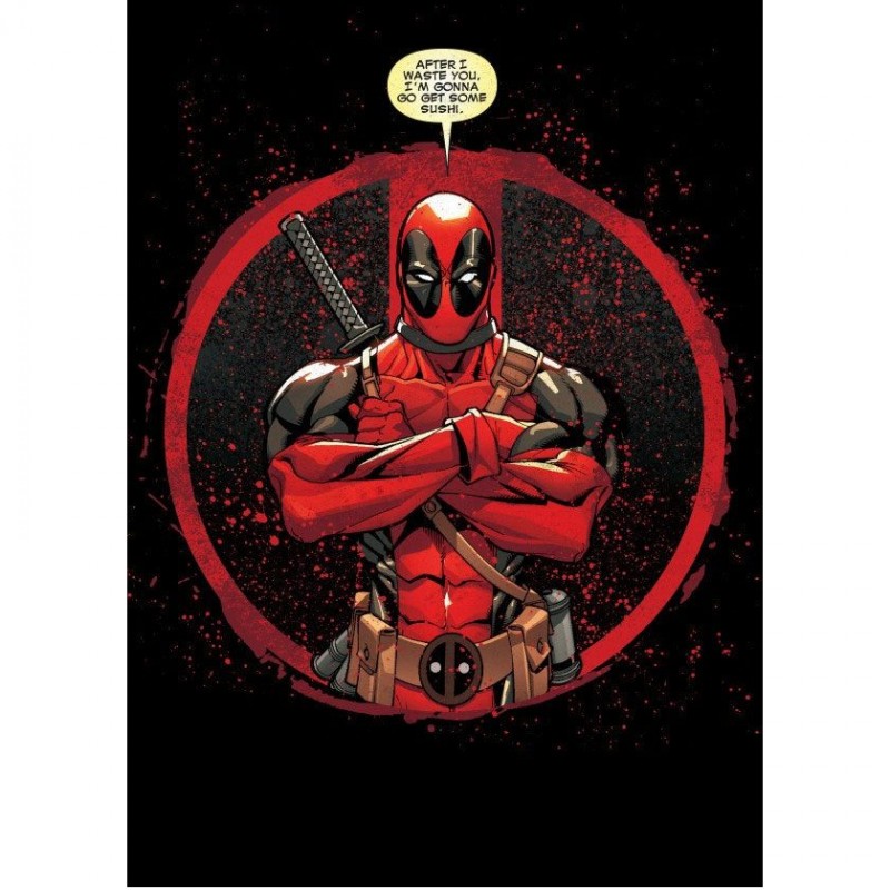 Deadpool Evening Plans - Marvel Comics - Metall-Poster
