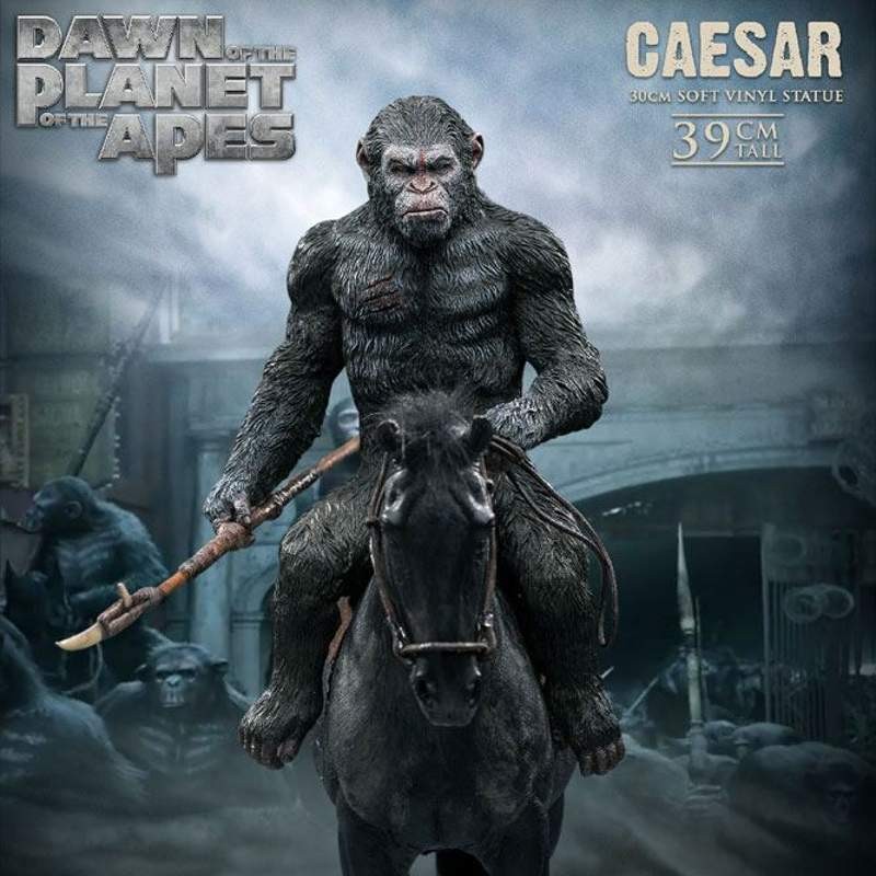 Caesar with Spear - Planet der Affen: Revolution - Soft Vinyl Statue