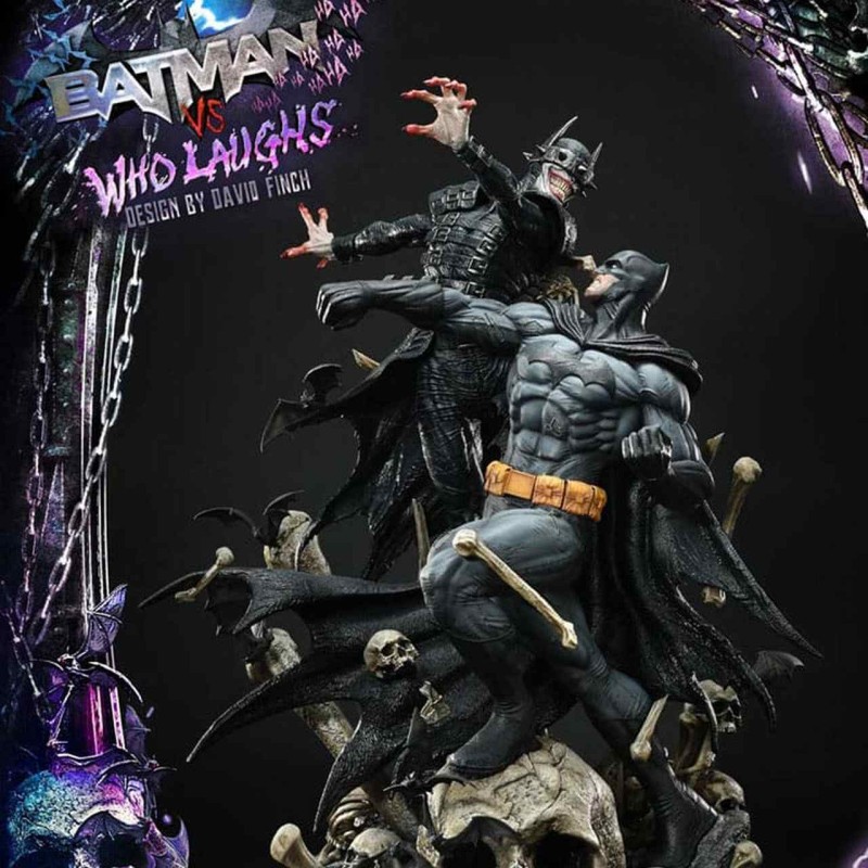 Batman VS Batman Who Laughs - Dark Nights: Metal Ultimate - 1/4 Scale Polystone Statue