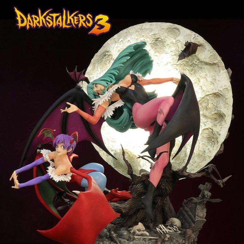 Morrigan & Lilith - Darkstalkers 3 - 1/6 Scale Specter Diorama