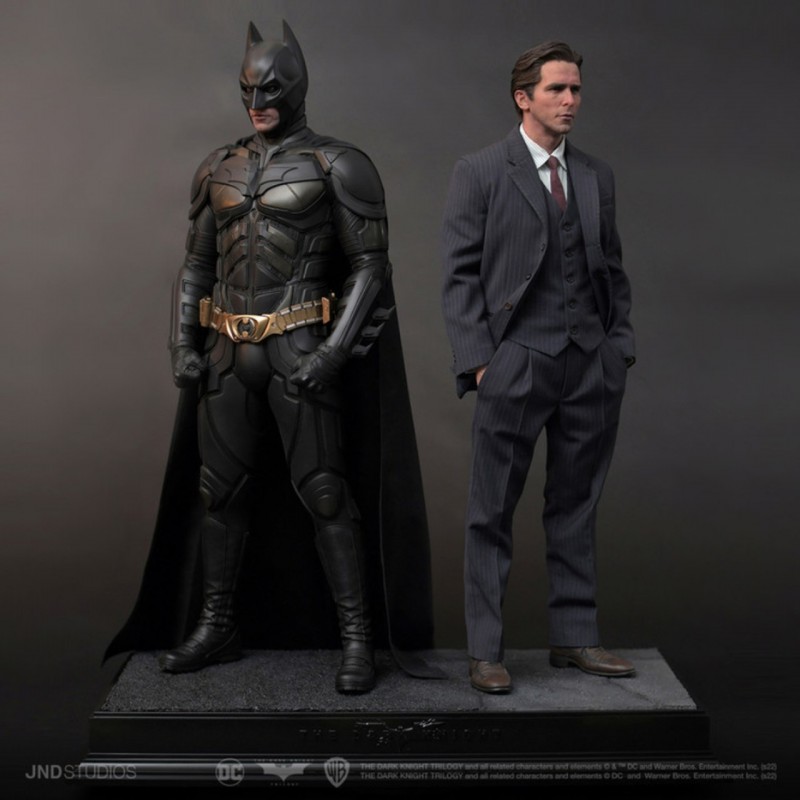 Batman & Bruce Wayne - The Dark Knight - 1/3 Scale Hyperreal Statue