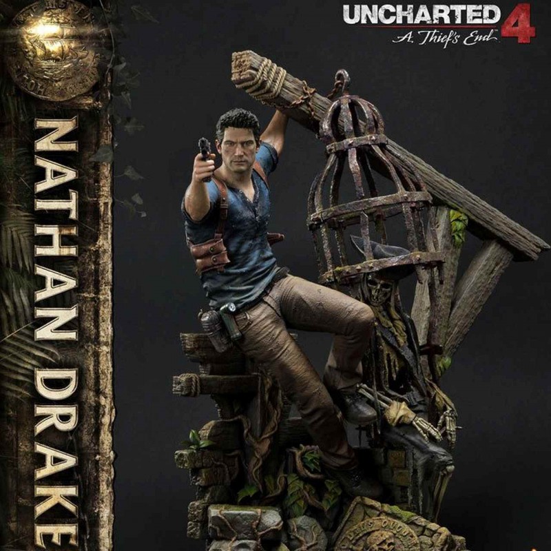 Nathan Drake - Uncharted 4: A Thief's End - 1/4 Scale Polystone Statue