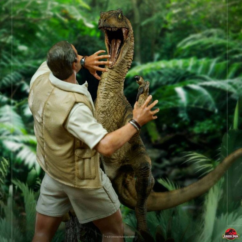 Clever Girl - Jurassic Park - 1/10 Deluxe Art Scale Diorama