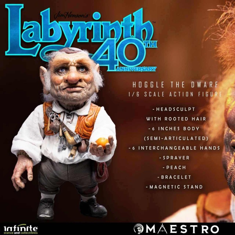 Hoggle The Dwarf - Labyrinth - 1/6 Scale Actionfigur