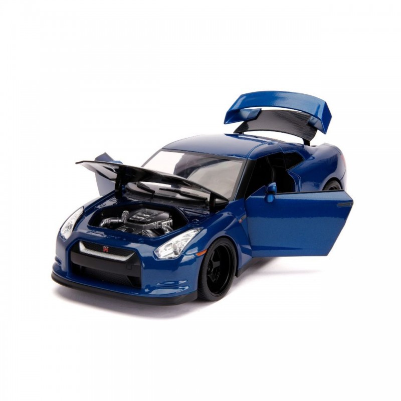 Nissan GT-R mit Figur - Fast & Furious 7 - Diecast Modell 1/18