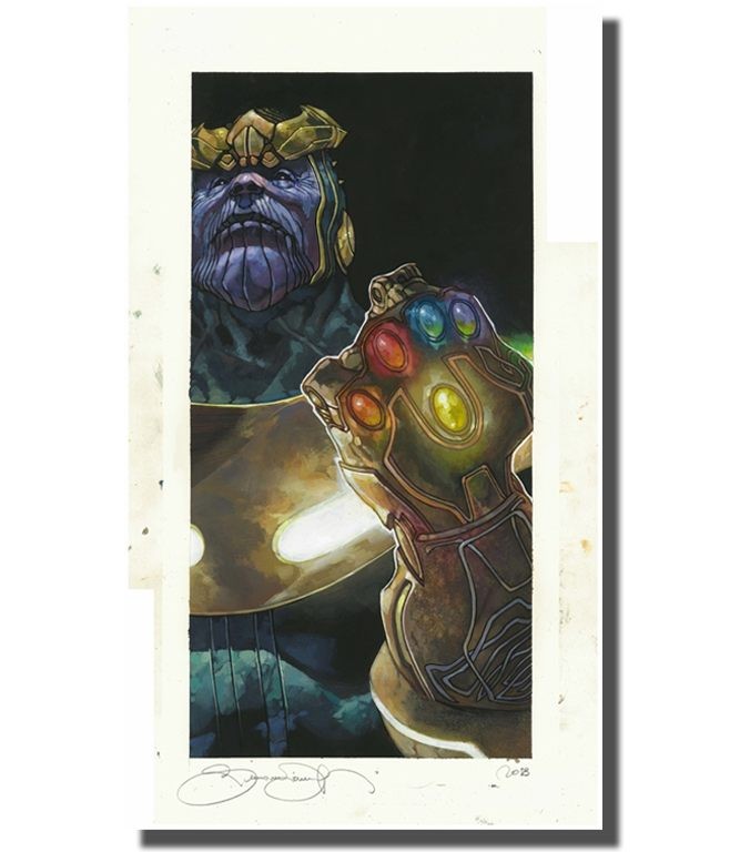 Thanos Gauntlet by Simone Bianchi - Marvel Comics - Kunstdruck 43 x 25 cm
