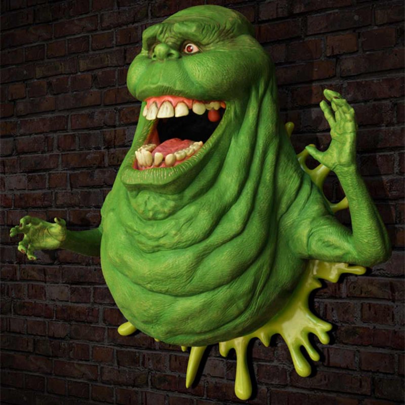 Slimer - Ghostbusters - Life-Size Wand-Skulptur