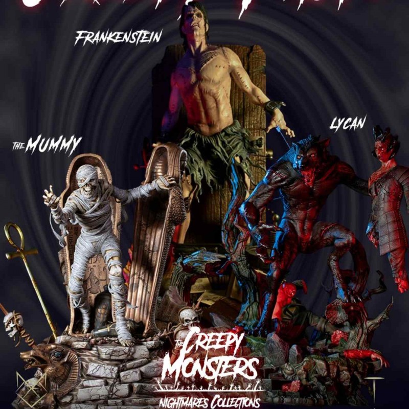 Creepy Pack - The Creepy Monsters - 1/4 Scale Resin Statue