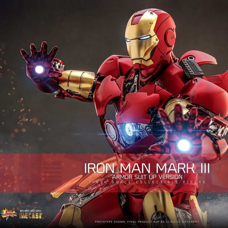 Iron Man Mark III (Armor Suit Up Version) - Marvel - Diecast 1/6 Scale Figur