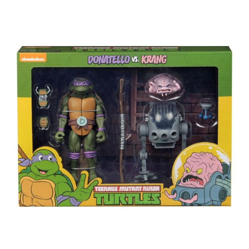 Donatello vs Krang in Bubble Walker- Teenage Mutant Ninja Turtles - Actionfiguren Doppelpack 18cm