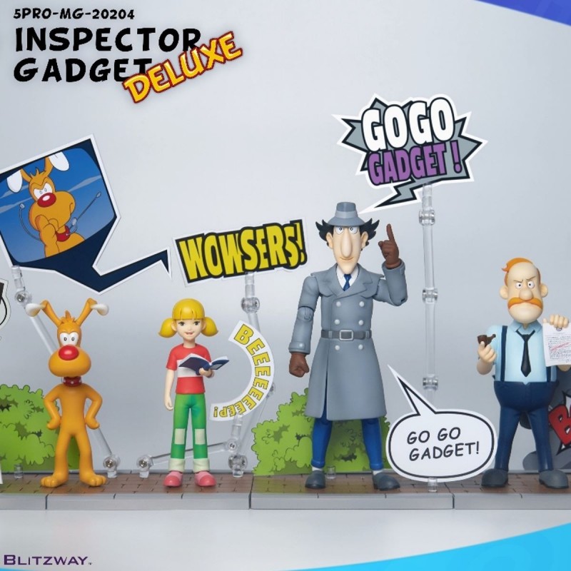 Inspector Gadget (Deluxe Version) - Inspector Gadget - 1/12 Scale PVC Statuen Set