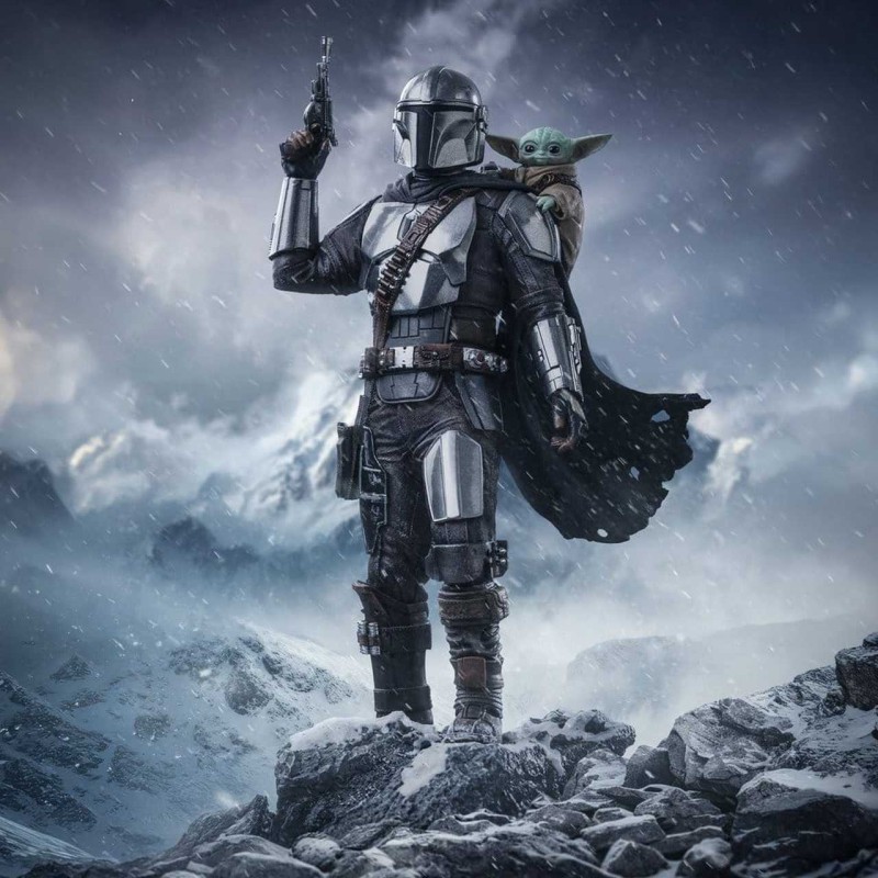 The Mandalorian and Grogu - The Mandalorian & Grogu - Art Scale 1/10 Statue