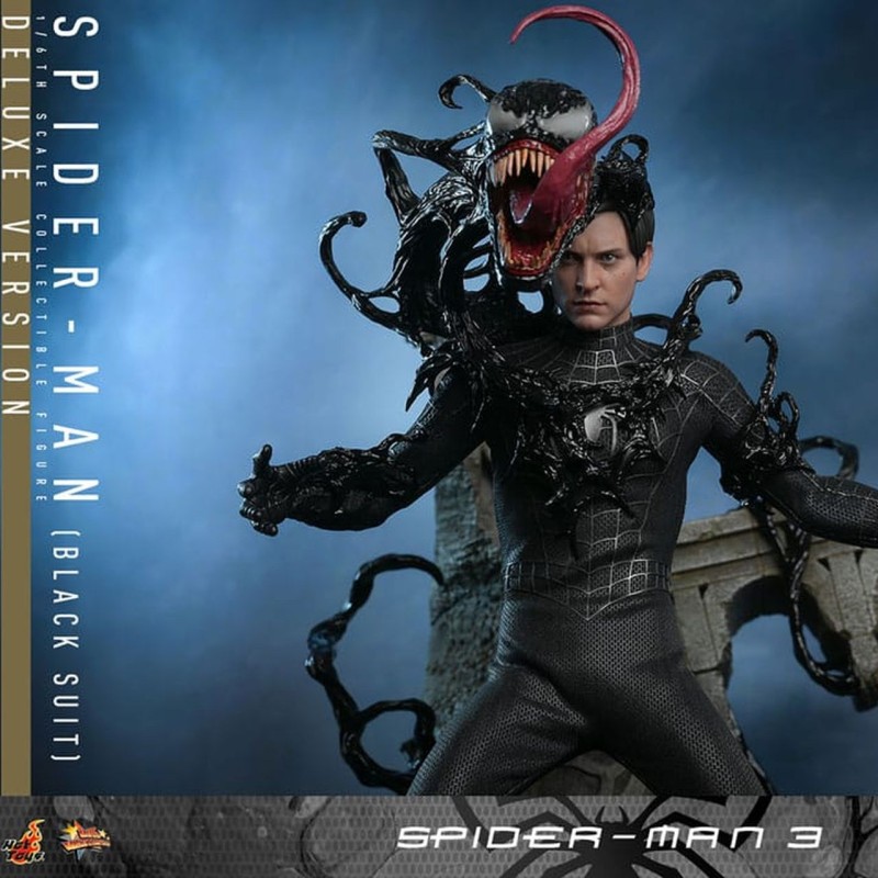 Spider-Man DX (Black Suit) - Spider-Man 3 - 1/6 Scale Action Figur