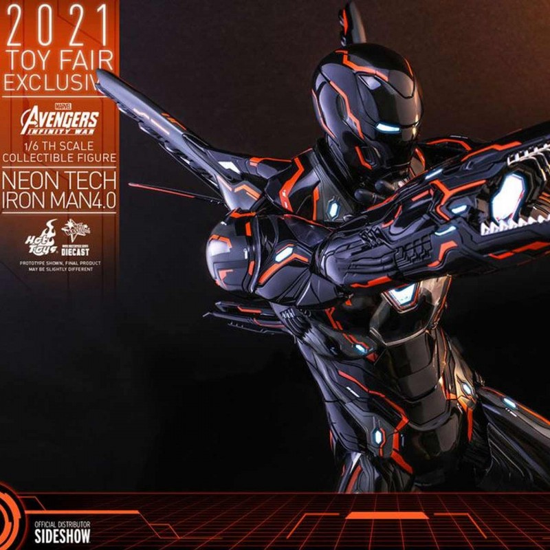 Iron Man Neon Tech 4.0 - Iron Man 2 - Diecast 1/6 Scale Figure