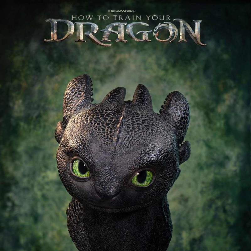 Toothless - How To Train Your Dragon - Life Size Büst
