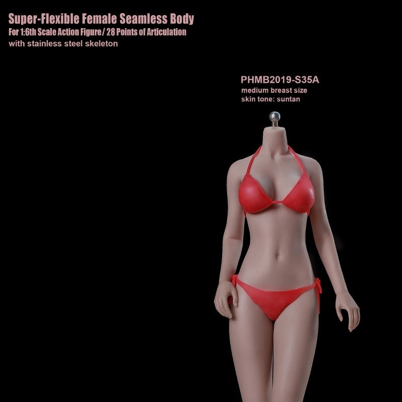 Super-Flexible Female Seamless Body S35A - 1/6 Scale Body