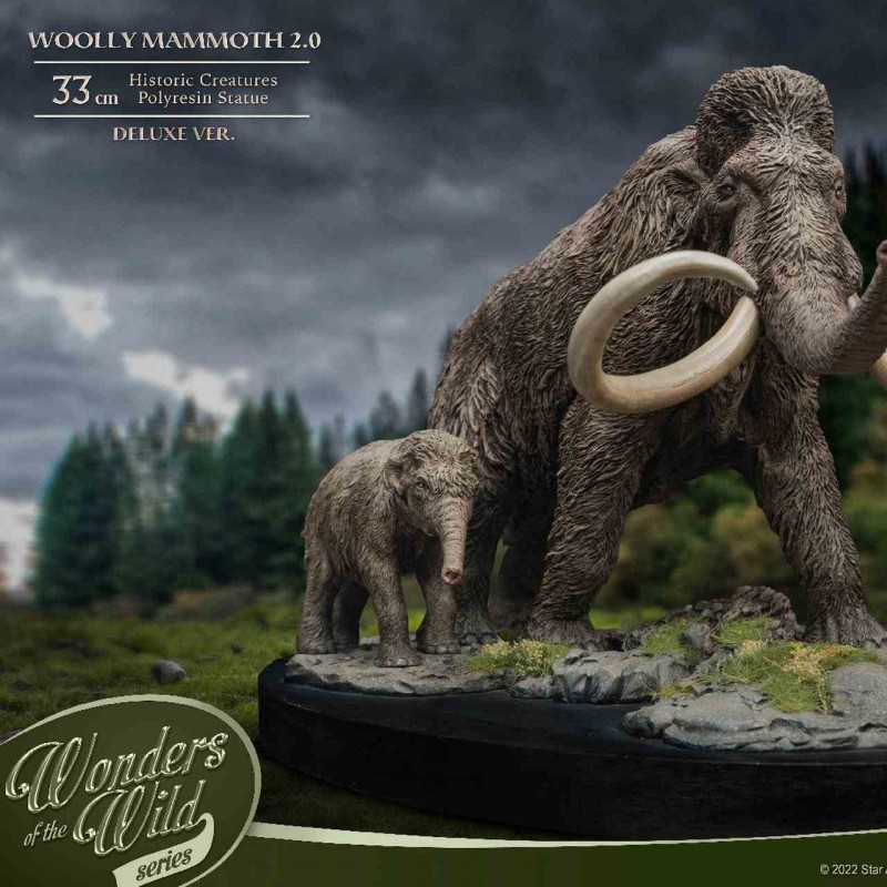 Woolly Mammoth 2.0 Deluxe - Historic Creatures - Polystone Statue