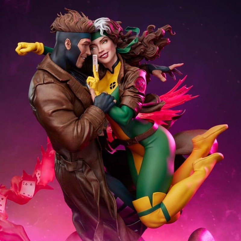 Rogue & Gambit - Marvel Comics - Polystone Statue