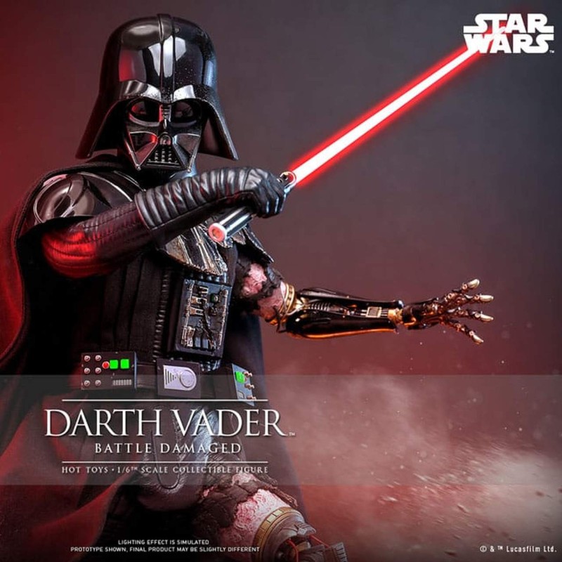 Darth Vader Battle Damaged - Star Wars - 1/6 Scale Figur