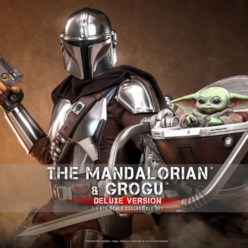 The Mandalorian und Grogu (Deluxe Version) - The Mandalorian & Grogu - 1/6 Scale Figur