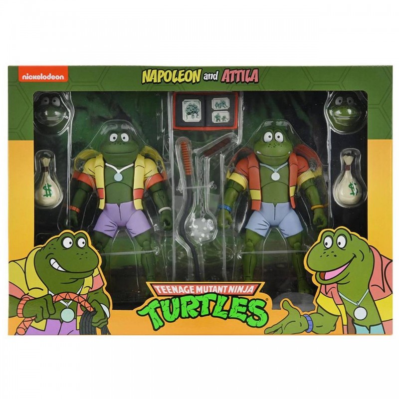 Napoleon & Atilla Frog - Teenage Mutant Ninja Turtles - Actionfiguren Doppelpack