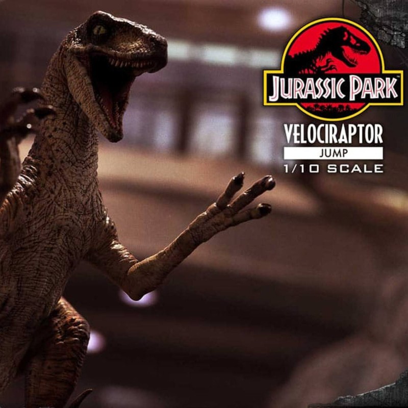Velociraptor Jump - Jurassic Park - 1/10 Prime Collectibles Statue
