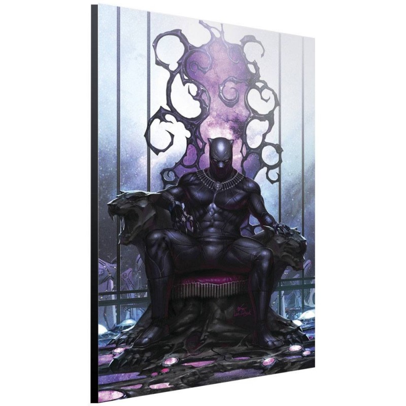 Black Panther on Throne by In-Hyuk Lee - Holzdruck 40 x 60 cm