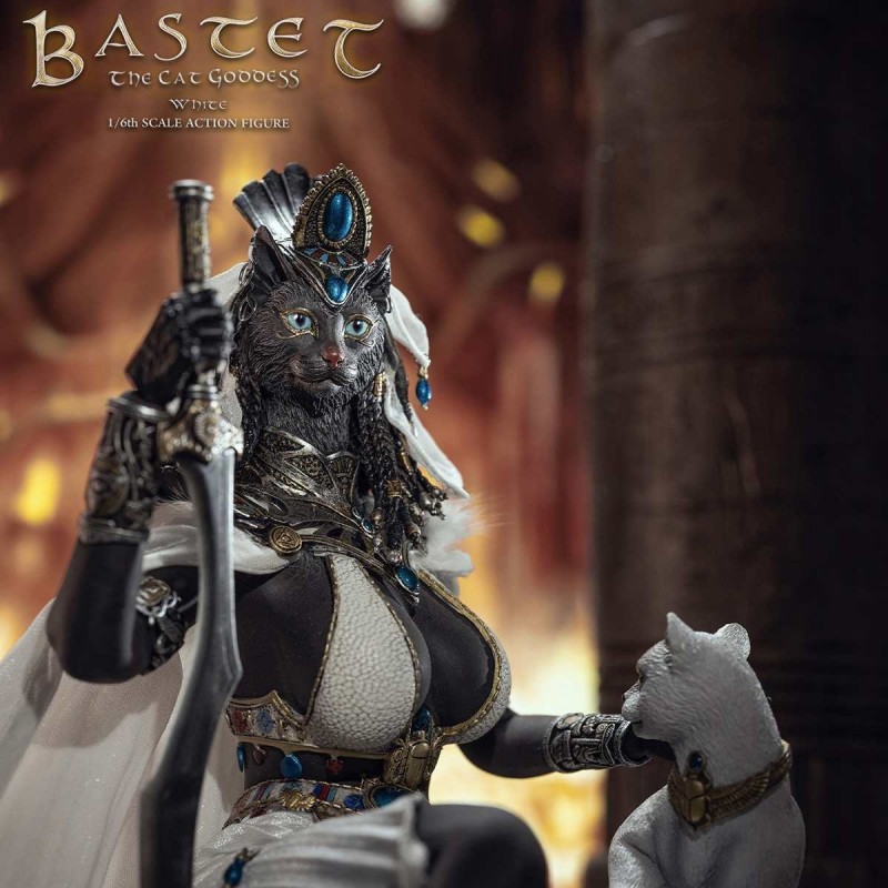The Cat Goddess (White) - 1/6 Scale Actionfigur