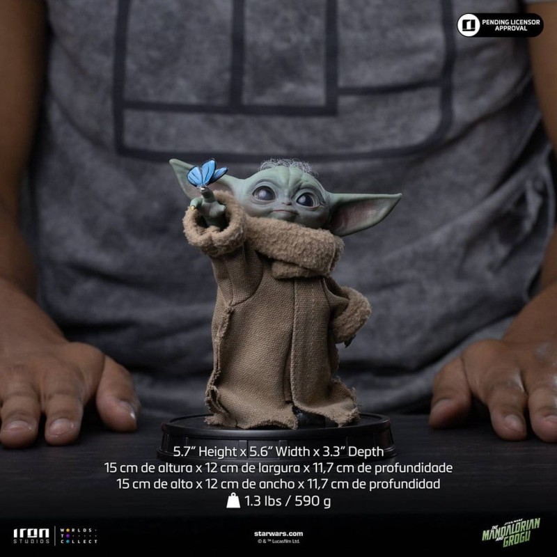 Grogu Butterfly Wonder - The Mandalorian & Grogu - 1/4 Legacy Replica Statue