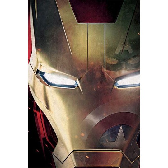 Iron Man Face - Marvel Comics - Metall-Poster