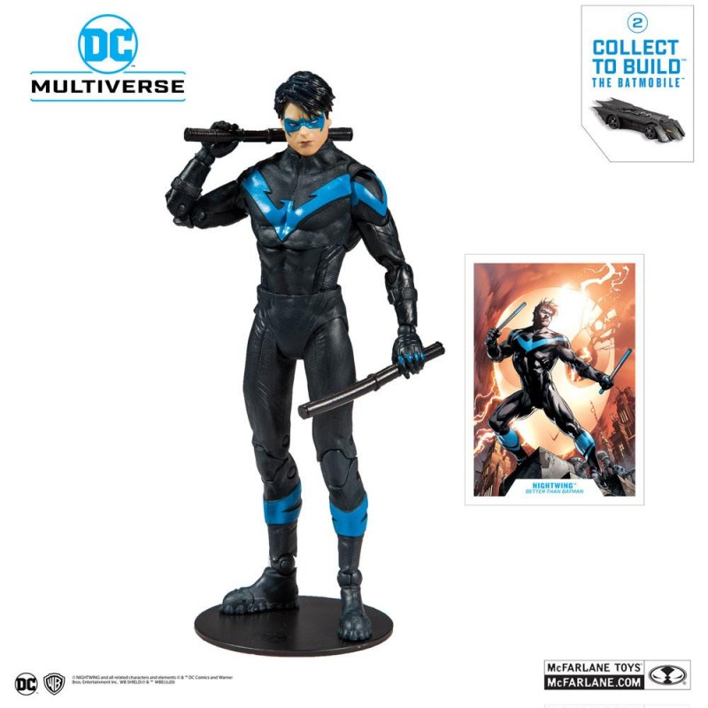 Nightwing (Better Than Batman) - DC Rebirth - Build A Actionfigur 18cm