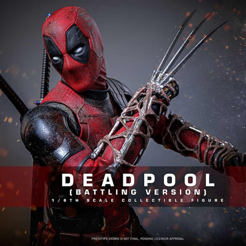 Deadpool (Battling Version) - Deadpool & Wolverine - 1/6 Scale Figur