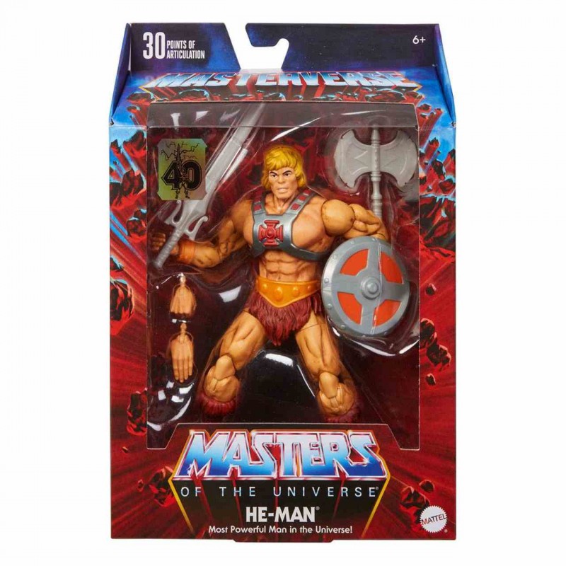 40th Anniversary He-Man - Masters of the Universe Masterverse - Actionfigur 18cm